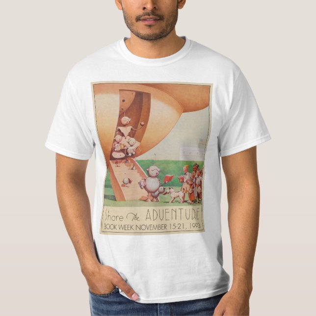 1993 Barns Bok-vecka Tee (Framsida)