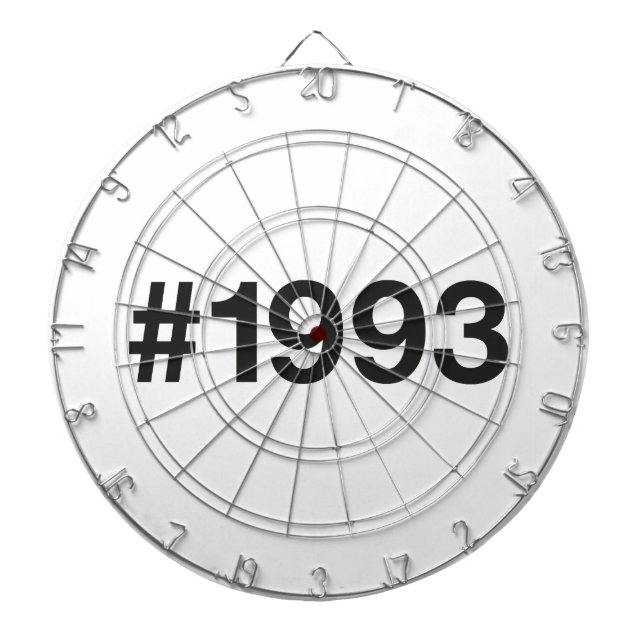 1993 Hashtag 32 födelsedagsdagen Darttavla (Framsidan)