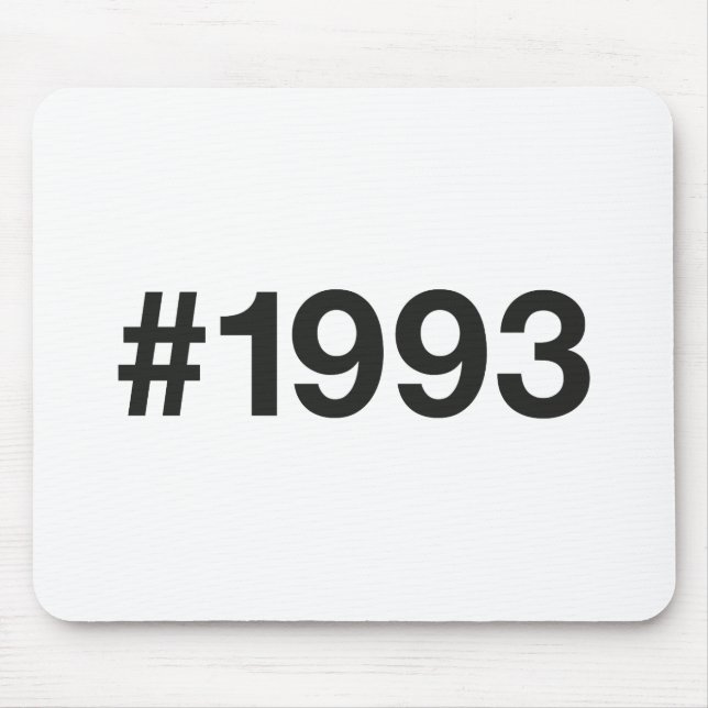 1993 Hashtag 32 födelsedagsdagen Musmatta (Framsidan)