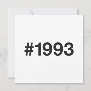 1993 Hashtag 32 födelsedagsdagen Spara Datumet