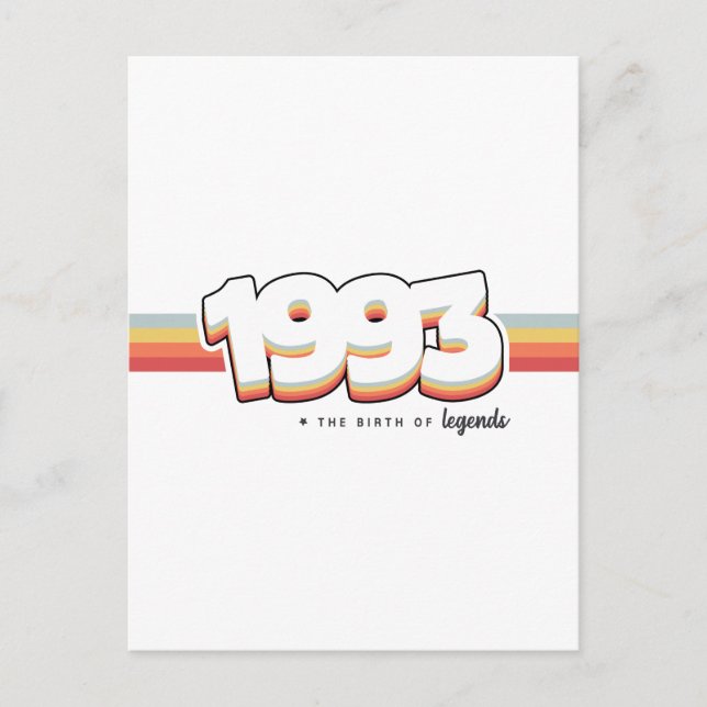 1993 Legender föds Vykort (Framsida)
