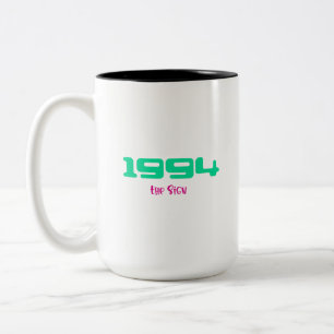 1994 års topplåt Två-Tonad mugg