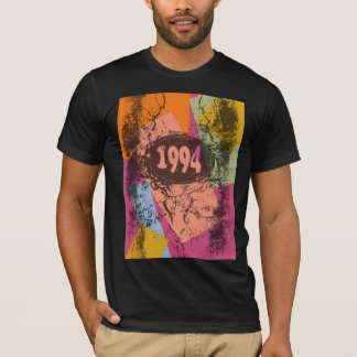 1994 - Färgfull poppgrafik - T-Shirt