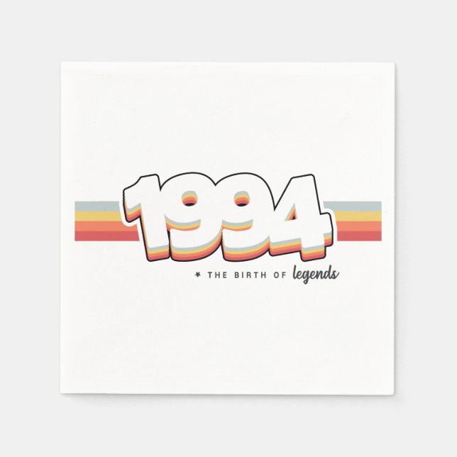 1994 Förklaringarnas födelse Pappersservett (Framsidan)