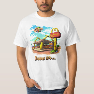 1994 M.c.D.o.n.a.l.ds Flint st0nes Movie Promo Sum T Shirt