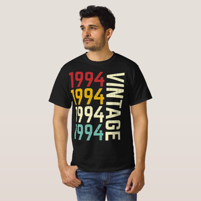 1994 Retro Födelsedag T Shirt (Hel framsida)