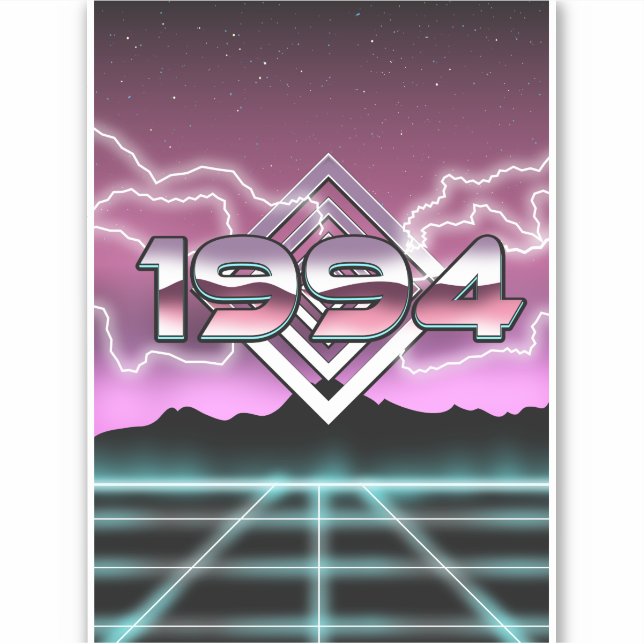 1994 Tech noir Klistermärken (Framsida)