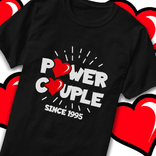 1995 års Cute Bröllop-årsdag T Shirt