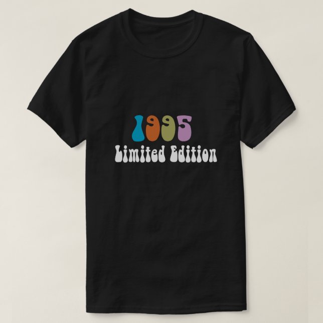 1995 Limited Edition – Groovy Stil T Shirt (Design framsida)