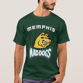 1995 Memphis MadDogs Retro CFL Pro Football 🏈 T Shirt