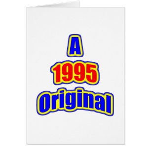 1995 röda original- Bl Hälsningskort