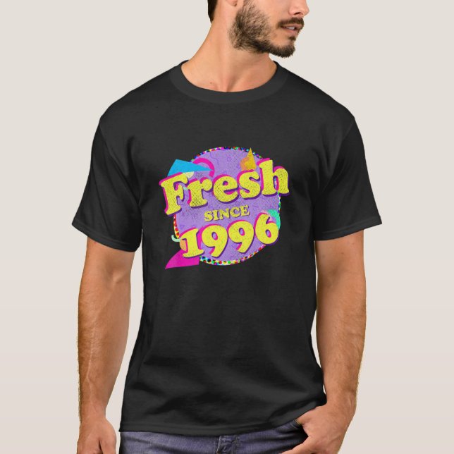 1996 90S Stil 25:e födelsedagen T Shirt (Framsida)