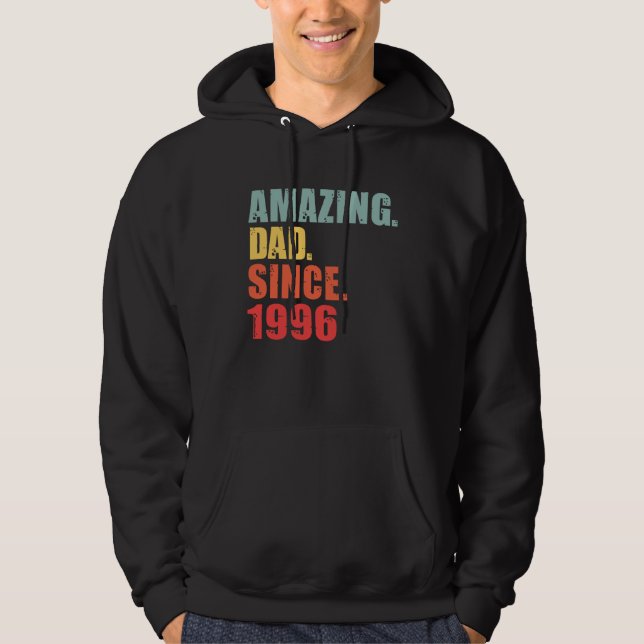 1996 Amazing Dad Since 1996 Hoodie (Framsida)