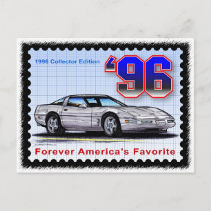 1996 års Speciella utgåva Corvette Vykort