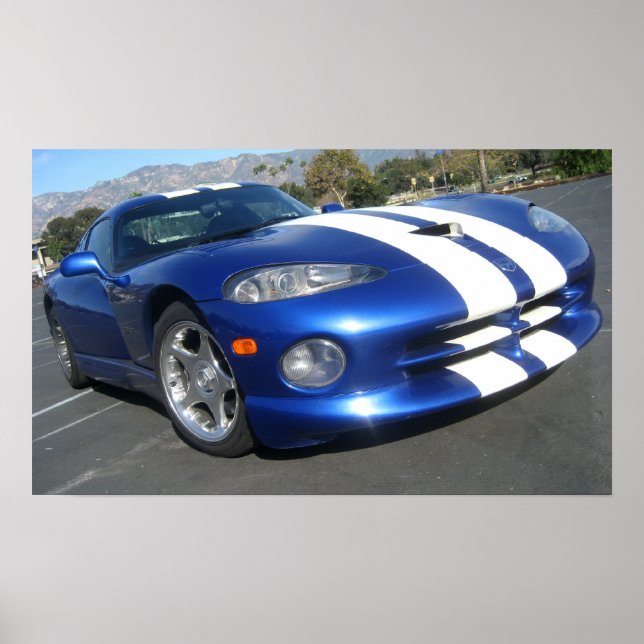 1996 Dodge Viper GTS Poster (Framsidan)