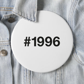 1996 Hashtag 29 födelsedagsdagen Knapp