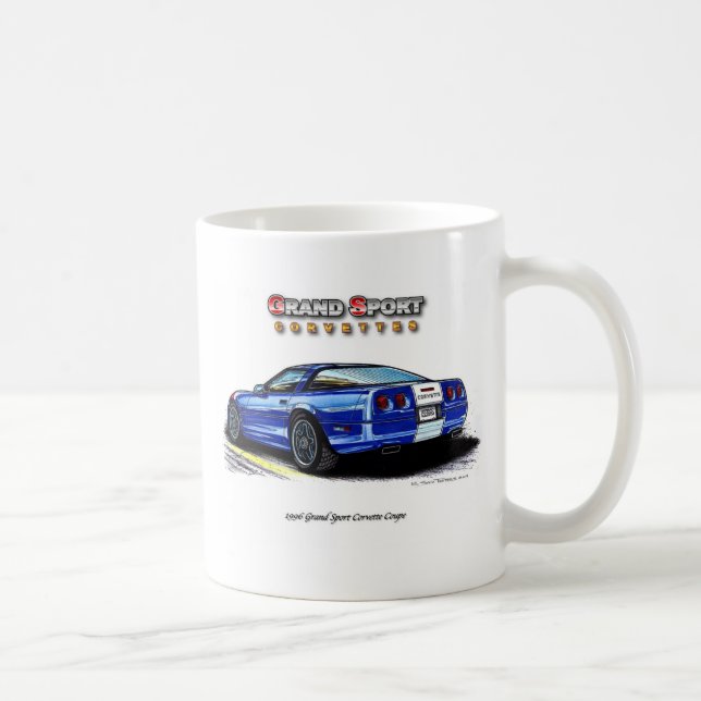 1996 storslagna baksida för den sportCorvette Kaffemugg (Höger)