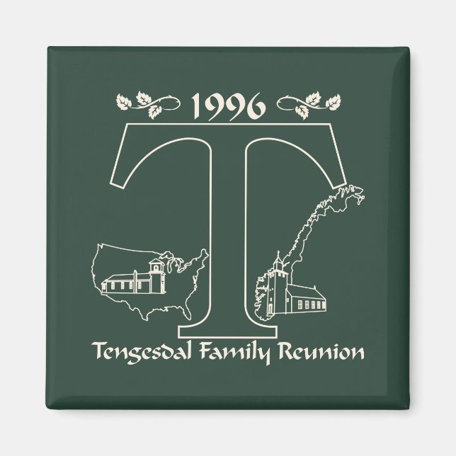 1996 Tengesdal Familjeåterträff Magnet (Framsidan)