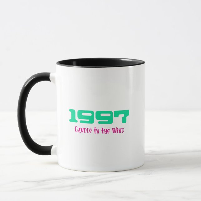 1997 års topplåt mugg (Vänster)
