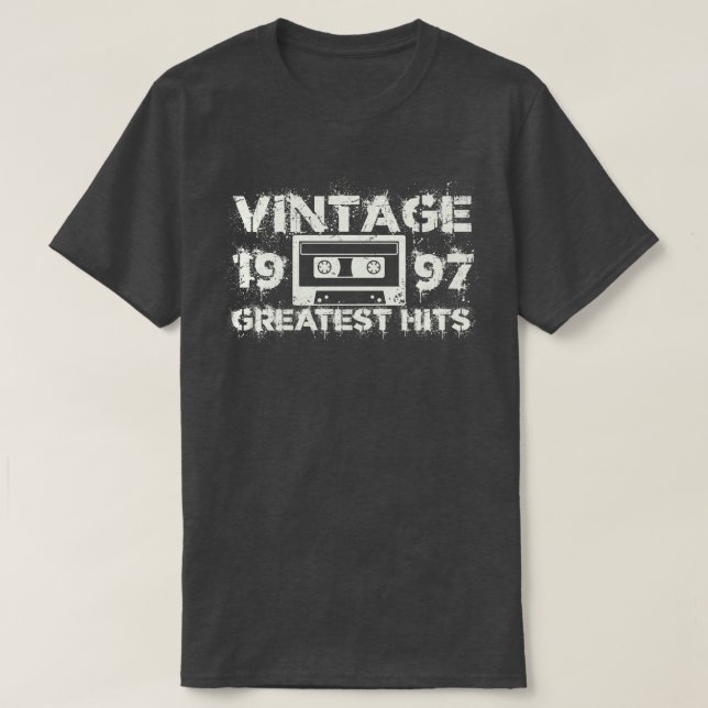 1997 Underbarare Vintagen Vit T Shirt (Design framsida)