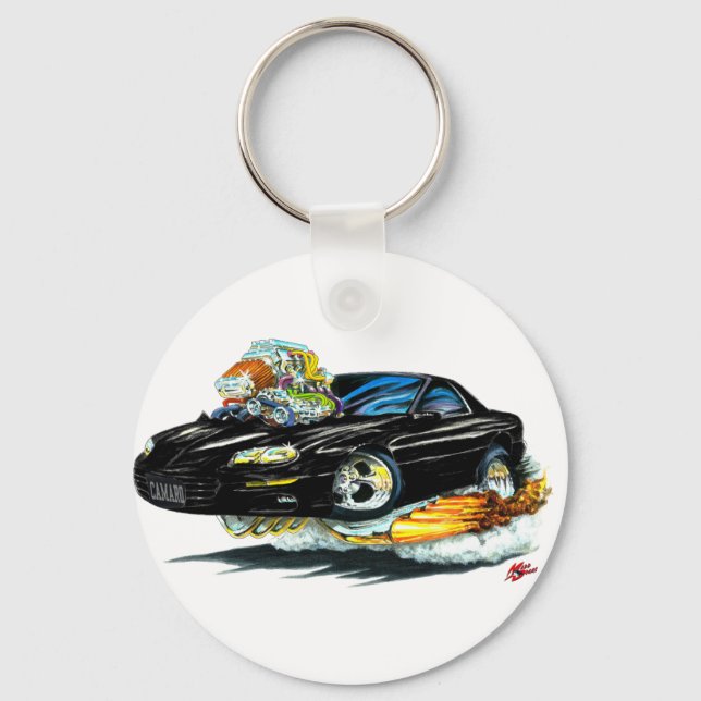 1998-02, svart Camaro-bil Nyckelring (Framsida)
