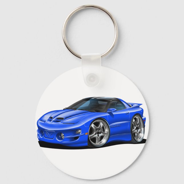 1998-02 Trans Am Blue Car Nyckelring (Framsida)