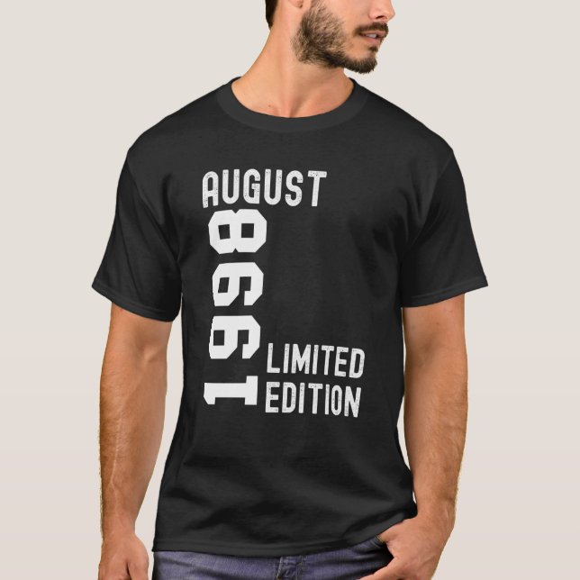 1998 augusti Grattis på födelsedagen Party T Shirt (Framsida)