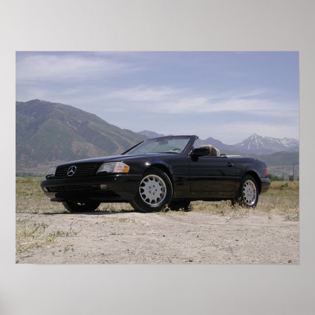 1998 Mercedes-Benz SL500 Roadster Poster (Framsidan)
