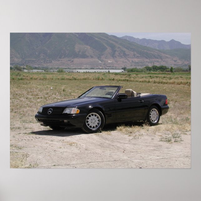 1998 Mercedes-Benz SL500 Roadster Poster (Framsidan)