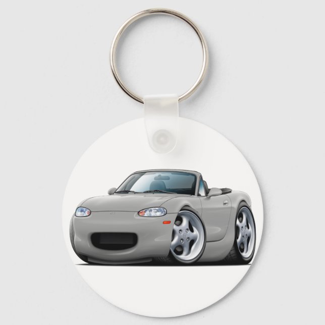 1999-05 Miata Silver bil Nyckelring (Framsida)