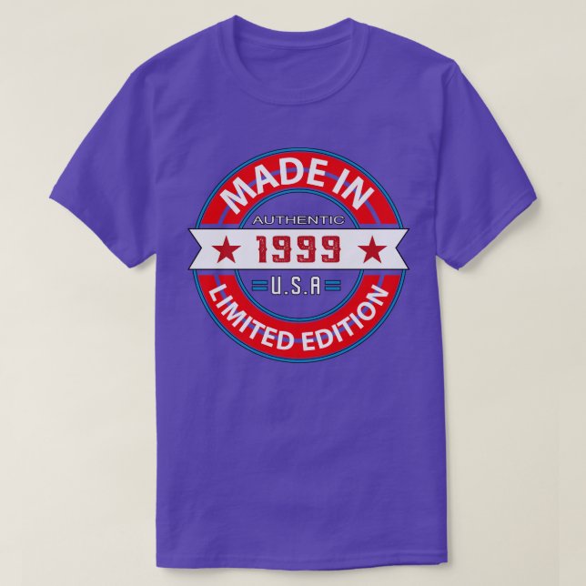 1999 24 år t shirt (Design framsida)