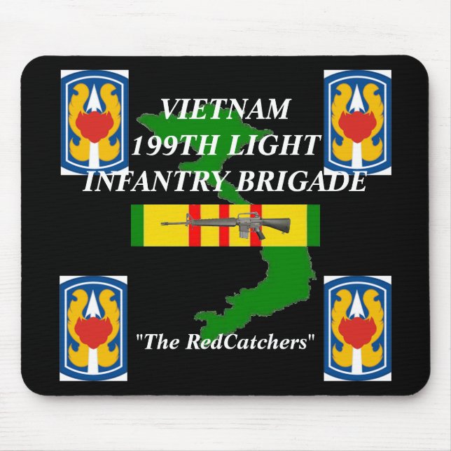 199:e lätta Inf Vietnam Mousepad 2/b Musmatta (Framsidan)