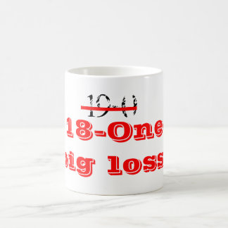 19-0 __, stor förlust 18-One! Kaffemugg