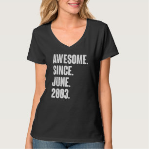 19 Ålder 19:e födelsedagen Fantastisk sedan juni 2 T Shirt