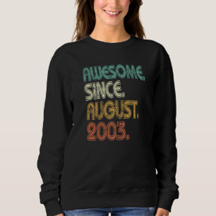 19 Ålder Fantastisk sedan augusti 2003 19:e födels T Shirt