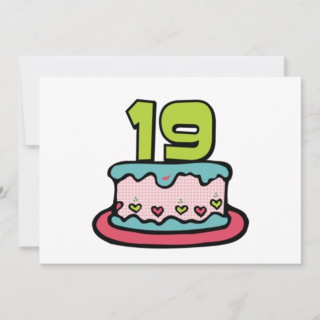 19 Ålderskaka Kort (Framsida)