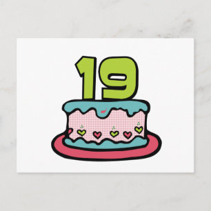 19 Ålderskaka Vykort