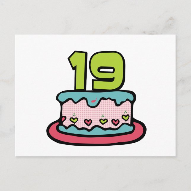 19 Ålderskaka Vykort (Framsida)