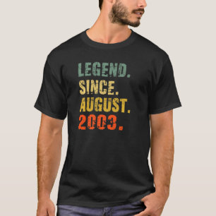 19 Ålderspension från 19:e födelsedag sedan august T Shirt