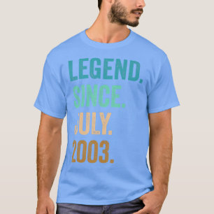 19 år gammal förklaring sedan juli 2003 19:e födel t shirt