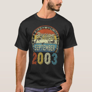 19 år gammal gåva Fantastisk sedan september 2003  T Shirt