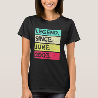 19 år gammal vintaglegend sedan juni 2003 19-årsda t shirt