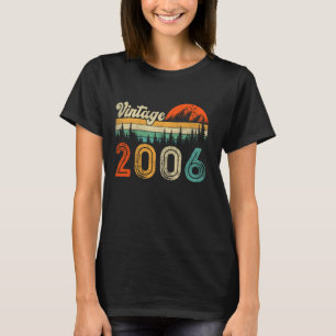 19 Årets Manar-Vintage 2006 19:e födelsedag T Shirt