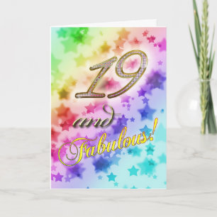19-årsdag för någon Fabulous Kort