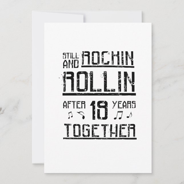 19-årsdagen - 19-årsdagen av Par Gift Kort (Framsida)