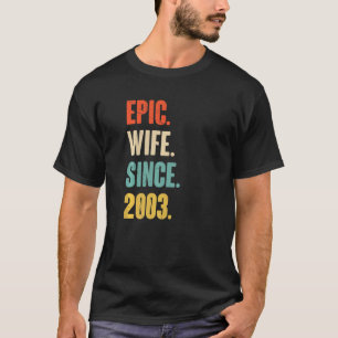 19-årsdagen Bröllop för hennes Epic-hustru T Shirt