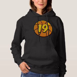 19 Basketball Birthday Theme Bday Party 19th Celeb T Shirt