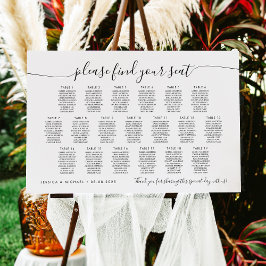 19 Bord Modern Sittplatsschema Hitta Din Plats Poster