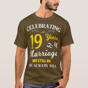 19:e året Bröllop T Shirt