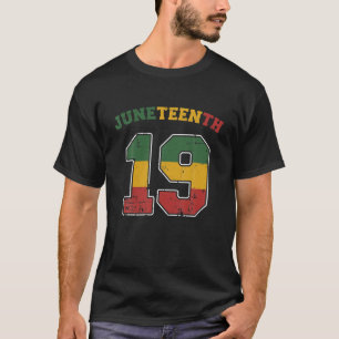 19:e årtionde för afrikanskt oberoende och frihet t shirt